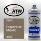 Preview: Opel, Pepperdust Metallic, 40W: 400ml Sprühdose, von ATW Autoteile West.